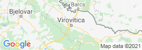 Virovitica map